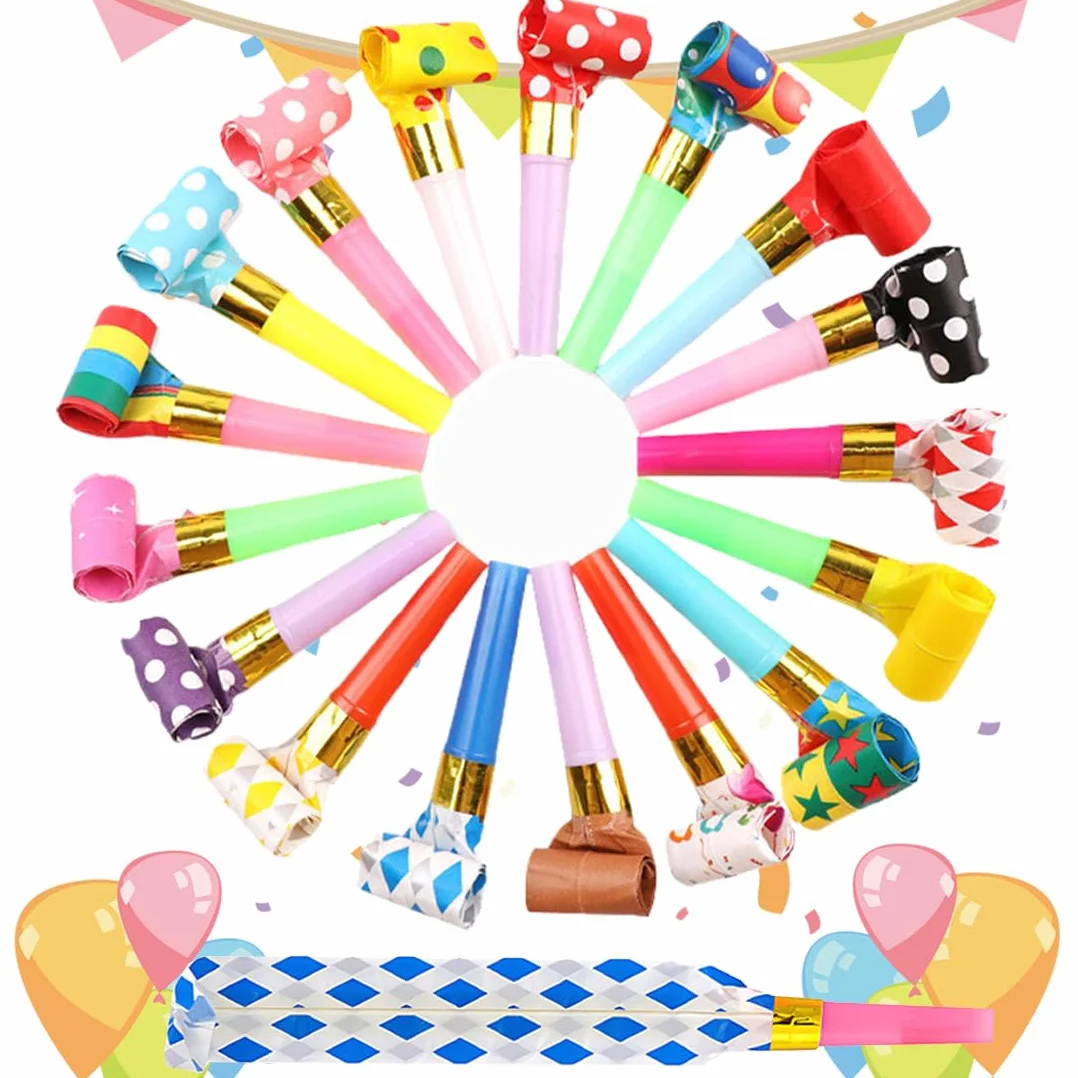 Sifflets Trompette pour Enfants Multicolore Anniversaire Fête