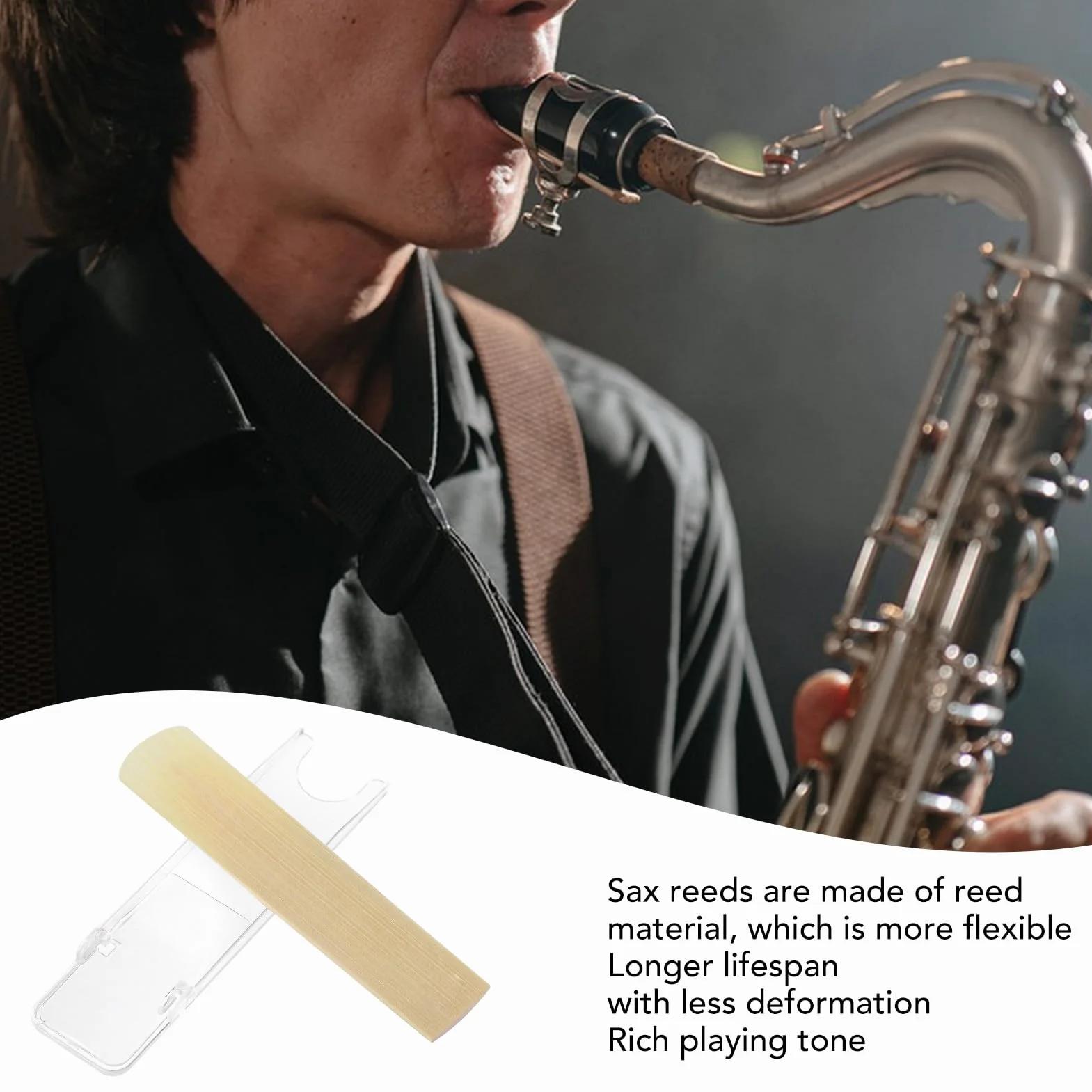 Anches de Saxophone Alto, 10 Pièces, Force Traditionnelle pour Jazz